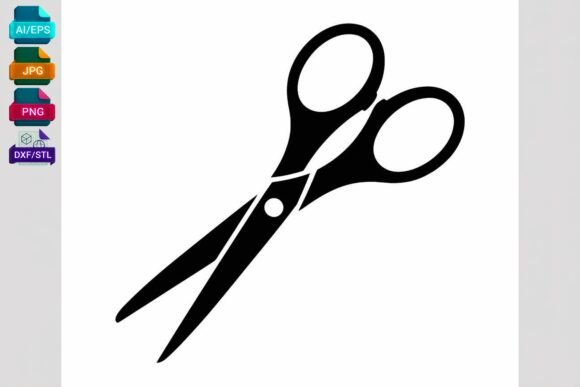 Black Scissors Icon for Crafts and Graphics: A Brand Designer’s Take