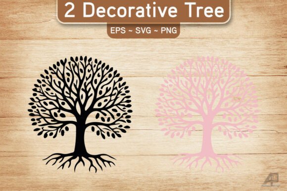 Decorative Tree SVG PNG: A Versatile Graphic Design Asset for Crafts