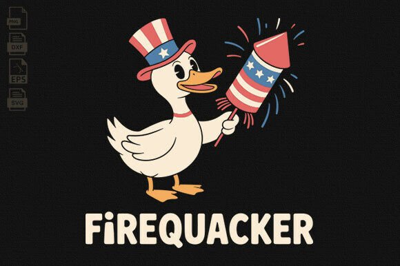 Firequacker Goose Svg: A Patriotic Embroidery Design for Real Projects