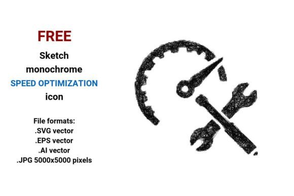 FREE Sketch Speed Optimization Icon for Handmade Designers