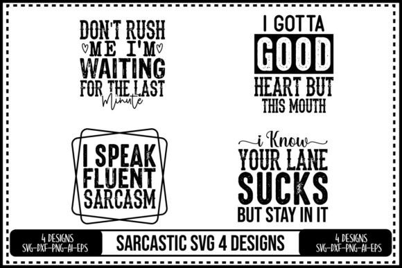 Funny Sarcastic SVG Designs for Crafts and Graphics