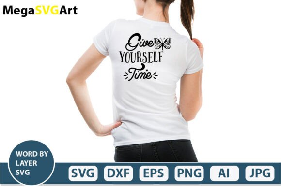 Give Yourself Time: A Graphic Design Asset for Crafts and Creative Projects