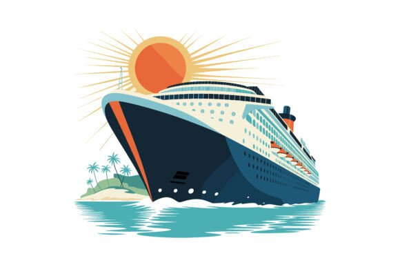 Mega Cruise Ship Vector Collection: A Designer’s Take on a Versatile Freebie for Local Business Branding