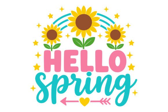 Oh Hello Spring Floral SVG: A Versatile Graphic Design Freebie