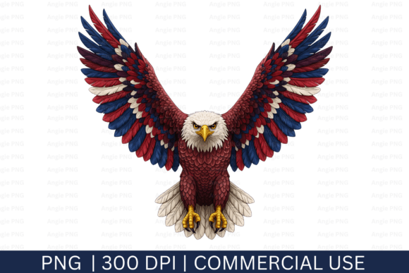 Patriotic Bald Eagle PNG: A Versatile Graphic Design Asset for Creative Projects