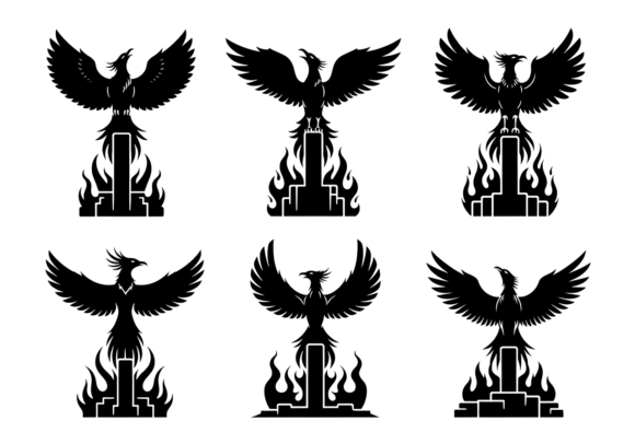 Phoenix Rising from Flames SVG Bundle Review