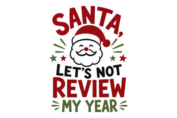 Santa Review My Year Design: A Festive Graphic for Brand Marketers